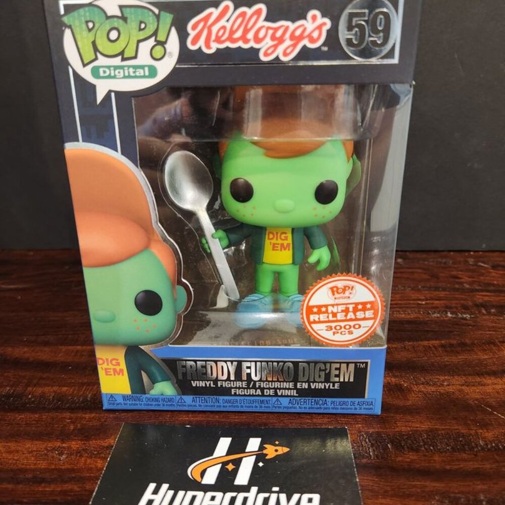 Kellogg's Freddy Funko Dig 'Em Funko PoP! Vinyl Figure NFT Release Exclusive